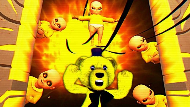 Малыш в Желтом Размножился Кошмарный Финал Baby in Yellow Black Cat