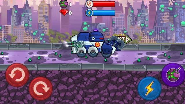 Специальные Машины vs Инопланетный Босс в Car Eats Car 3