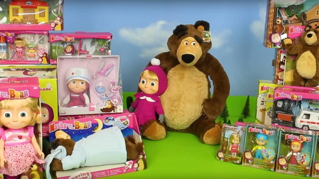 Маша и Медведь Куклы и Игровой Дом для Детей