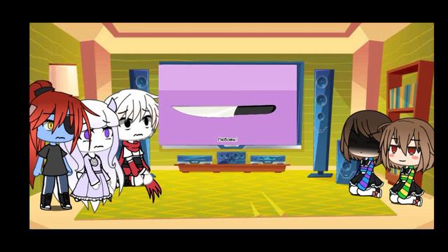 Реакция на "Сильнее чем ты (версия Санса) | Gacha Life | UnderTale