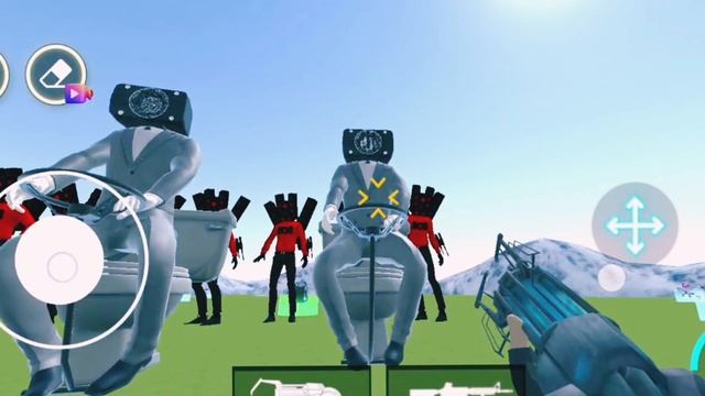 Скибиди Туалет Доналд Трамп против Фнаф Медведь  Бой (серия-8)