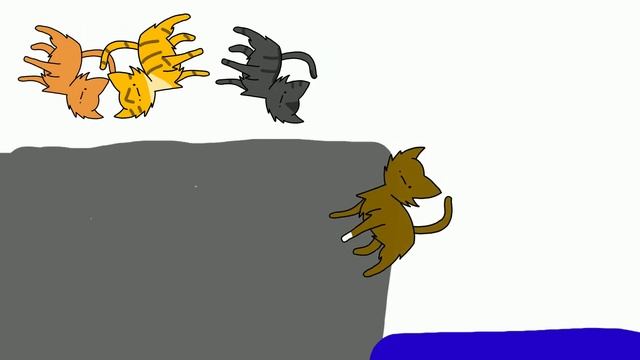 Коты Воители в двух словах/первый цикл (Огонь и лёд)