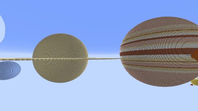 Minecraft Space Size Comparison