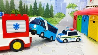 Мультики для детей с игрушками - Тайо заболел! Игрушечные видео смотреть онлайн.mp4