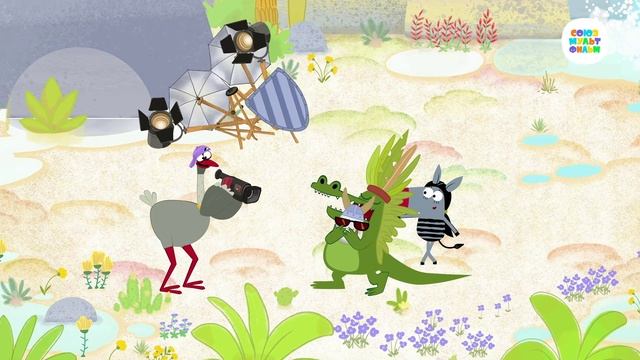 Зебра в клеточку -  63 серия. Камера, мотор! - Союзмультфильм HD