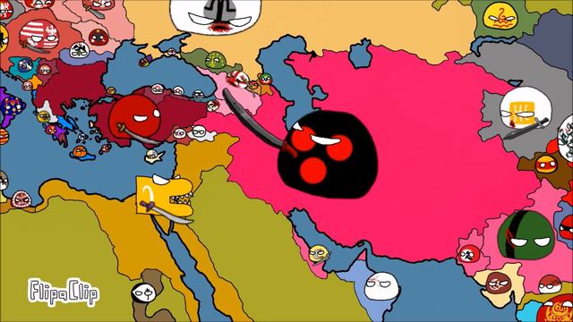 Historia Irán Countryballs parte 2 (История Ирана кантриболз часть 2)