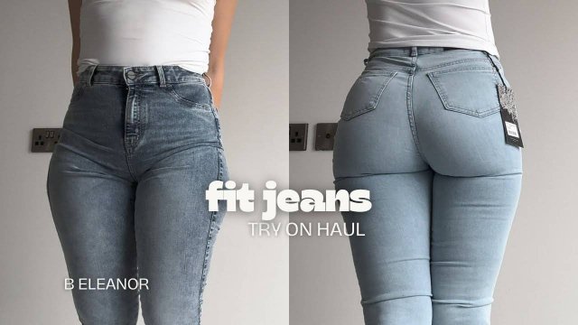 💖 B Eleanor ~ АСМР Примерка джинсов Fit