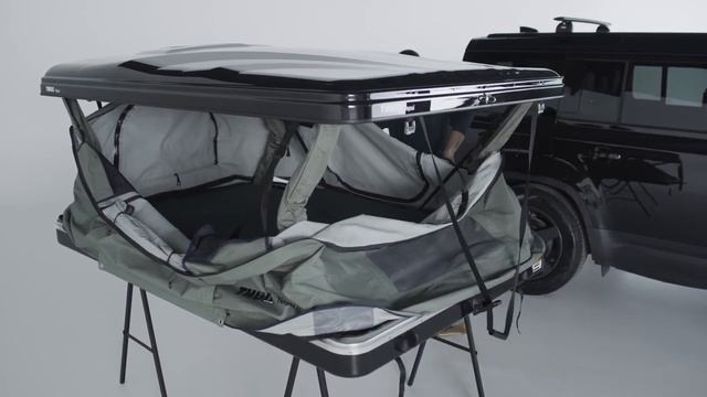 Трансформация автопалатки Thule Basin
