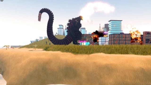 Shin Godzilla 4 and Shin Godzilla 3 vs Thermo Nuclear Godzilla - Roblox Kaiju Universe