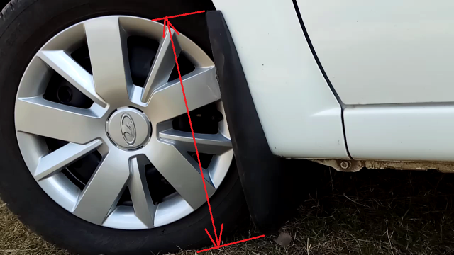 Lada Granta ЛАДА ГРАНТА – УСТАНОВКА УВЕЛИЧЕННЫХ БРЫЗГОВИКОВ. Lada Granta FL