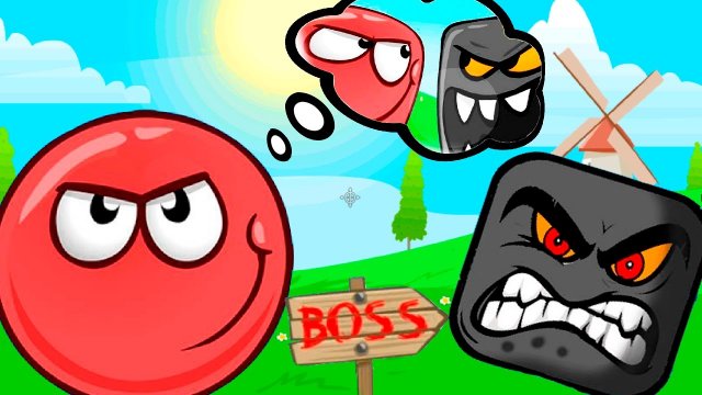 ТОП прохождение игры Красный Шарик Red Ball 4