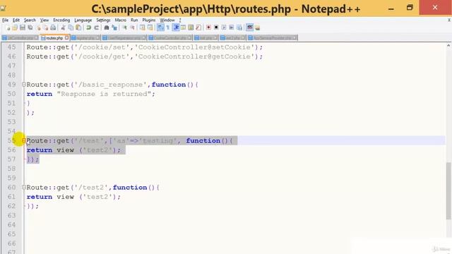Laravel PHP Framework - Beginners | Redirection