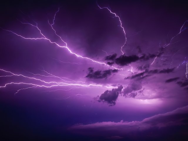 Молния и Раскаты Гром / Звук грозы и ударов молнии / The sound of a thunderstorm
