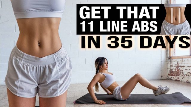 Chloe Ting - Тренировка пресса 🔥 Получите 11-линейный пресс за 35 дней / Abs Workout