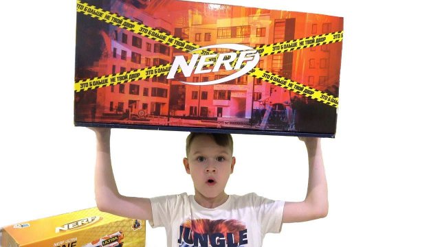 Nerf gun РАСПАКОВКА ПОСЫЛКИ НЕРФ