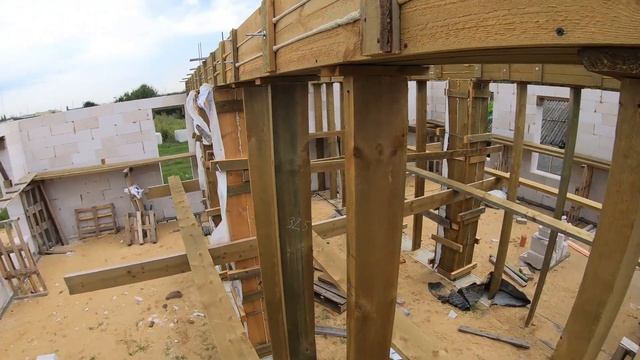 Одноэтажный дом из газобетона своими руками.