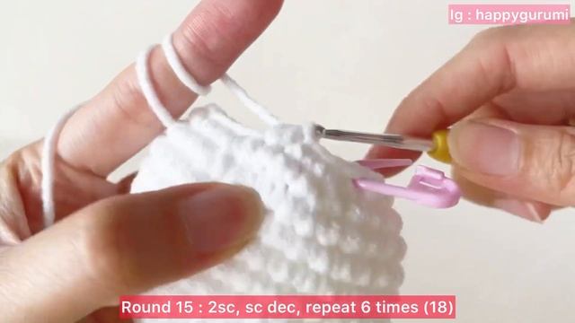 Miffy Bunny Head Crochet Amigurumi Tutorial | Step by Step | FREE PATTERN