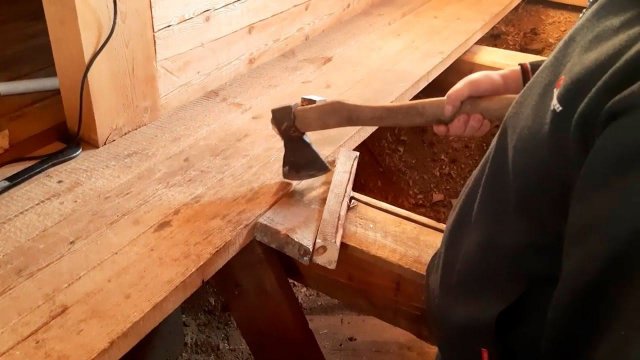 Как стянуть доски дедовским способом