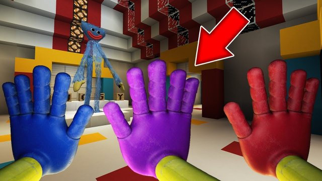 Нашёл СЕКРЕТНЫЕ ПЕРЧАТКИ ХАГИ ВАГИ в POPPY PLAYTIME в майнкрафт ! HUGGY POPPY PLAYTIME MINECRAFT