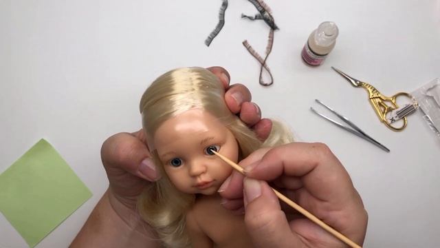 Кукольные ресницы 5 мм с Aliexpress. Как переклеить ресницы кукле Паола Рейна