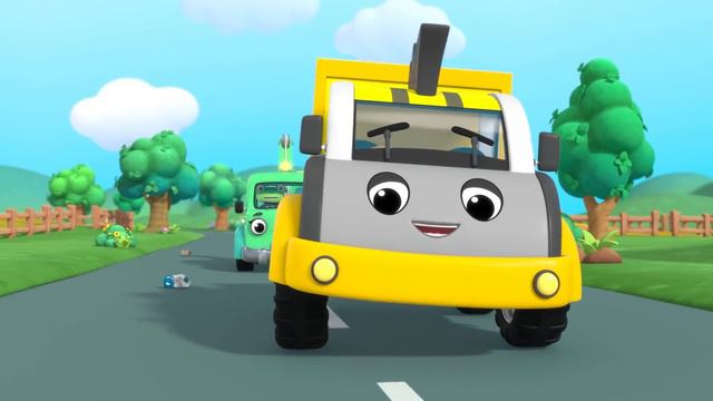 Починка сбежавшего самосвала - Сокровища из мусора!|Гараж Геккона|Мультики про машинки