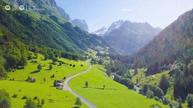 Успокаивающая музыка для расслабления, отдыха, прекрасные пейзажи, аниистресс