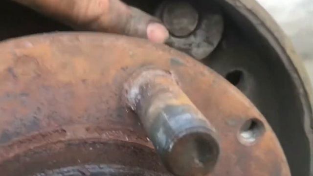 Замена задних колодок газель