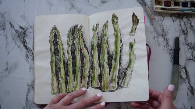 Мой первый скетчбук + обзор материалов для новичков в скетчинге