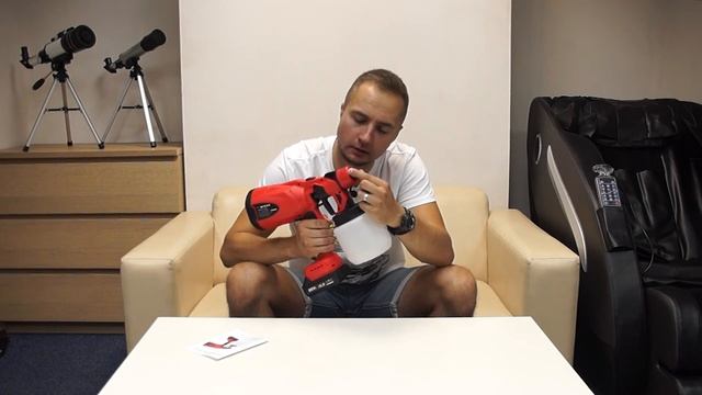 ПРОТЕСТИРОВАЛИ РАСПЫЛИТЕЛЬ КРАСКИ WIEKK || ОБЗОР АККУМУЛЯТОРНОГО КРАСКОПУЛЬТА