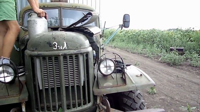 Легендарный Зил 157 КГ с дизельным двигателем СМД 22.