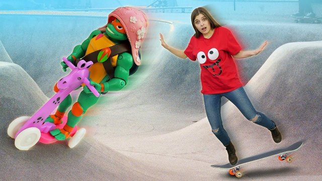 Тойклаб и Черепашки-ниндзя в поисках Леонардо - Видео про игрушки из мультфильмов