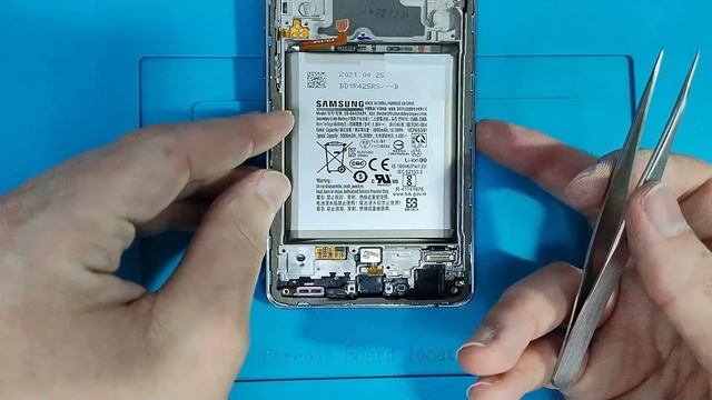 Samsung A72 замена дисплея / replacing the display / разборка