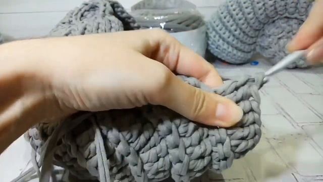 НАУТИЛУС - вязаная ракушка из трикотажной пряжи Nautilus FREE часть 2 из 2