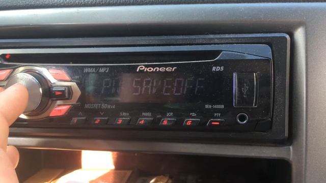 Настройка Pioneer DEH-1400UB