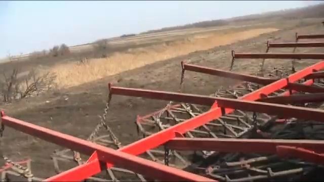 Самодельная двойная сцепка борон. Весеннее боронование 2018 МТЗ 82.1