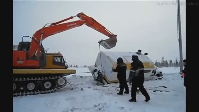 На бездорожье на советских грузовиках УРАЛ.