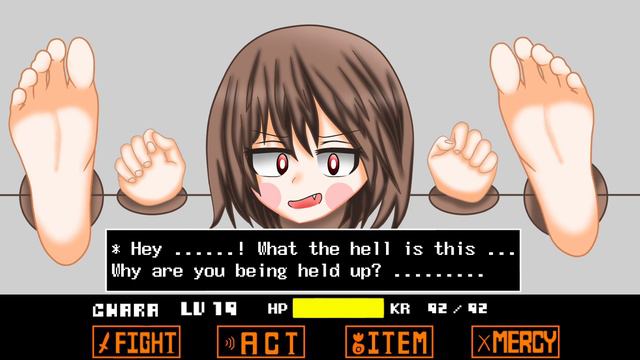 #tickling #tickle #くすぐり UndertaleのCharaちゃんくすぐりお仕置きTickling and punishing Chara-chan from Undertale