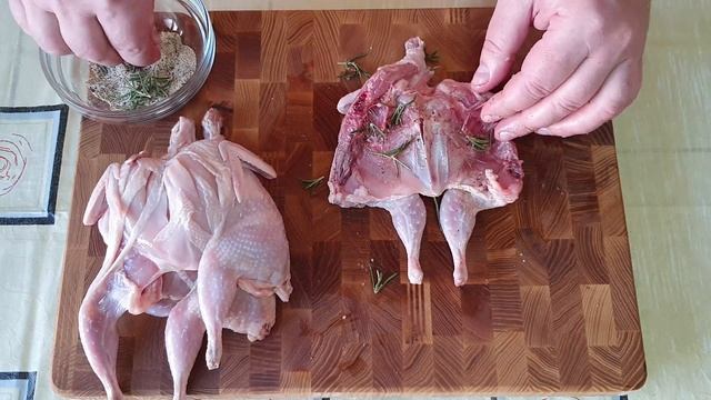 Перепела жареные на сковороде.
