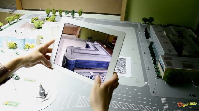 Архитектурный макет с дополненной реальностью | Architectural model with AR