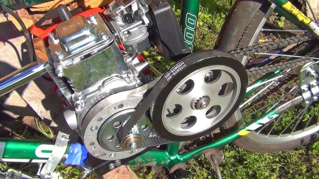 Замена двигателя 144F на мотовелосипеде