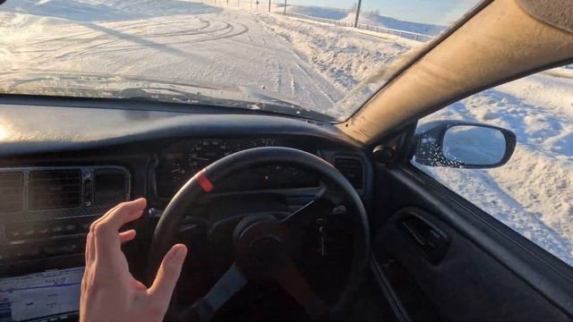 Зимний дрифт - ДРИФТ от первого лица на Марк 2 90