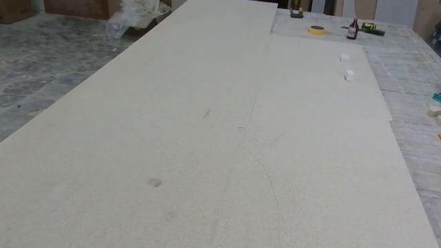 Угловая Столешница из искусственного камня своими руками. Столешница для кухни из Акрилового камня