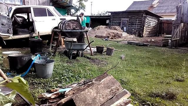 Самодельная бетона мешалка