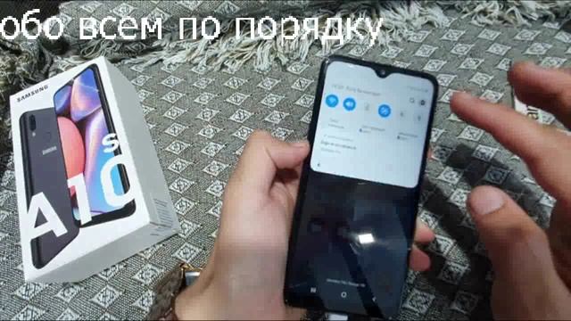 Как вставить симку Sim карту в телефон Samsung Galaxy A10