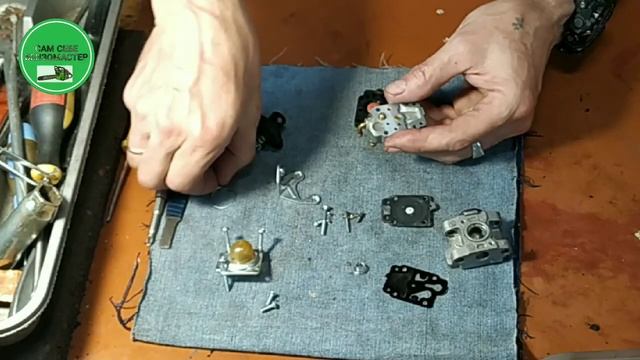4-х тактная бензокоса "давится" на оборотах.
