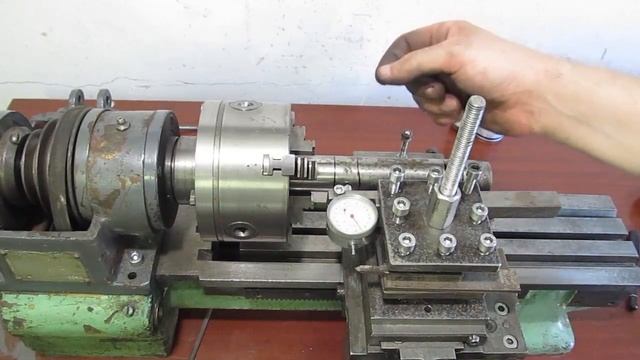 Выставляем переднюю бабку ТВ-16