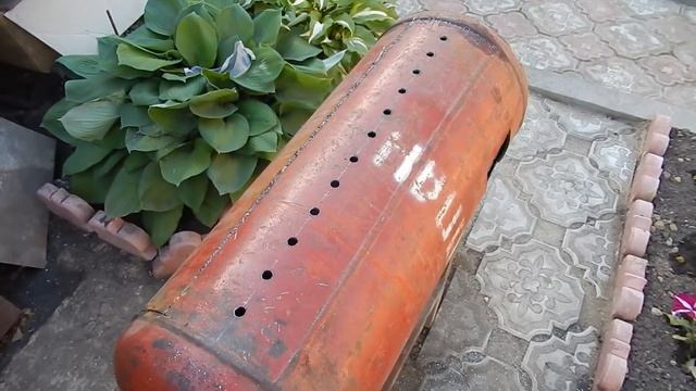 мангал-коптильня из газовых баллонов (полная инструкция по изготовлению)