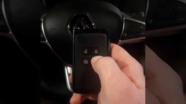 Рено Аркана Стайл. Штатный автозапуск с ключа карты.