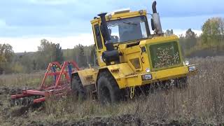 ДВА КИРОВЦА корчуют заросшие поля агрегатами БДТ-5ПР!.mp4