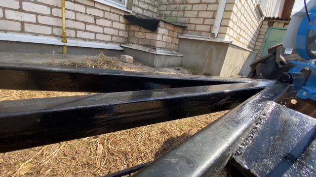 Усилил прицеп-телегу для мотоблока!